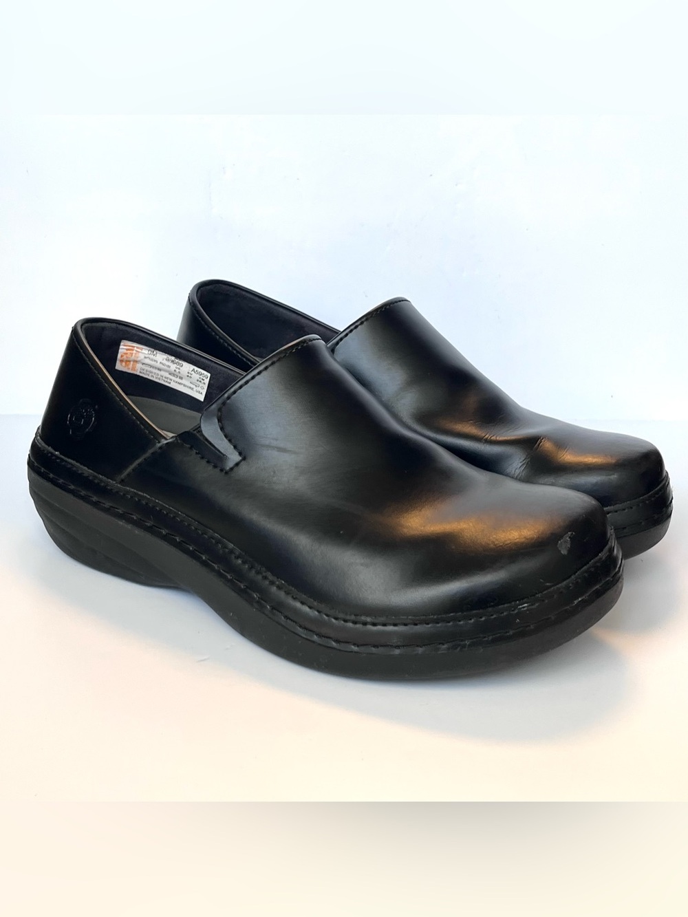 TIMBERLAND PRO Black Leather Slip-On Work Shoes Women’s Size 9M
